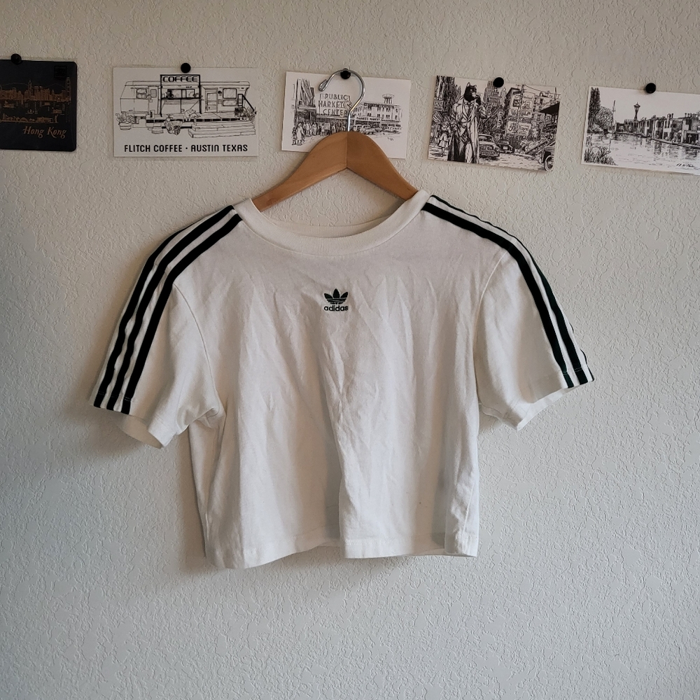 Adidas crop tee